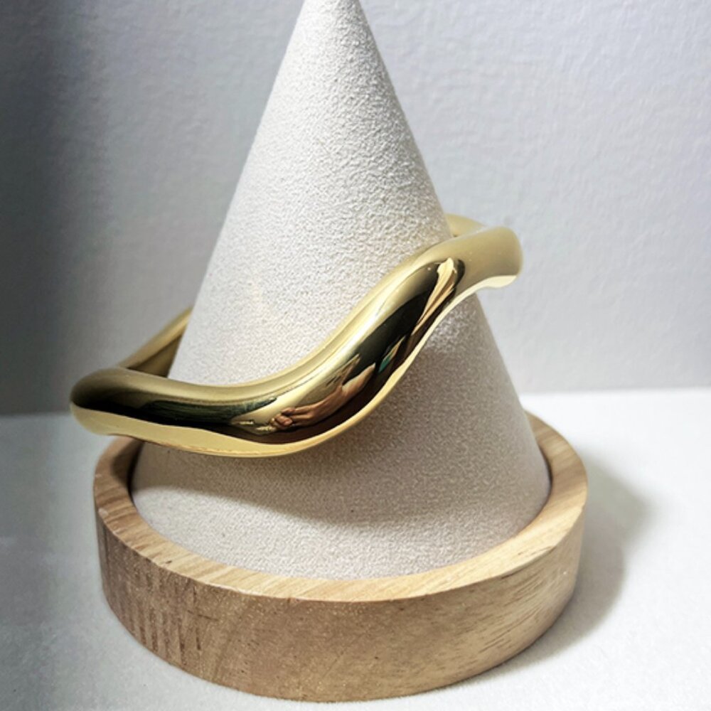 I.N.C. | Exaggerated Irregular Liquid Wave Open Cuff Bracelet NWT